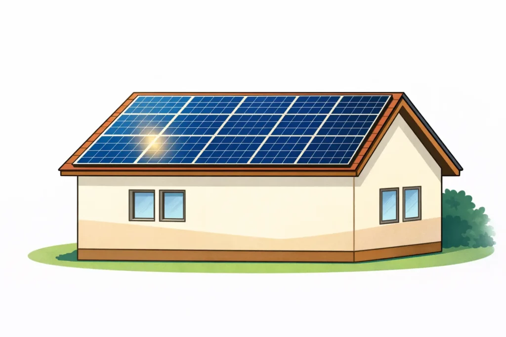 yane01 - 太陽光発電・蓄電池の販売及び工事専門会社|株式会社ソルト